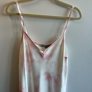 All Saints Tie Dye Silk Slip Dress